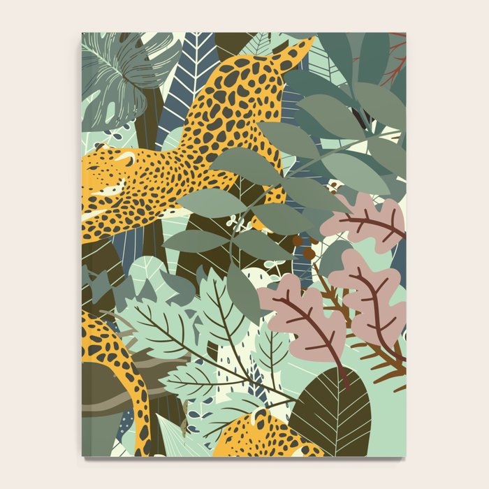 Leopard jungle print Notebook Gallery Image 4