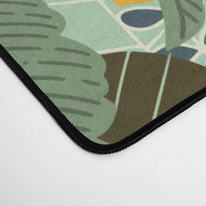 Leopard jungle print Desk Mat Gallery Image 4