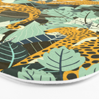 Leopard jungle print Bath Mat Gallery Image 3