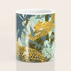 Leopard jungle print Coffee Mug Gallery Image 4