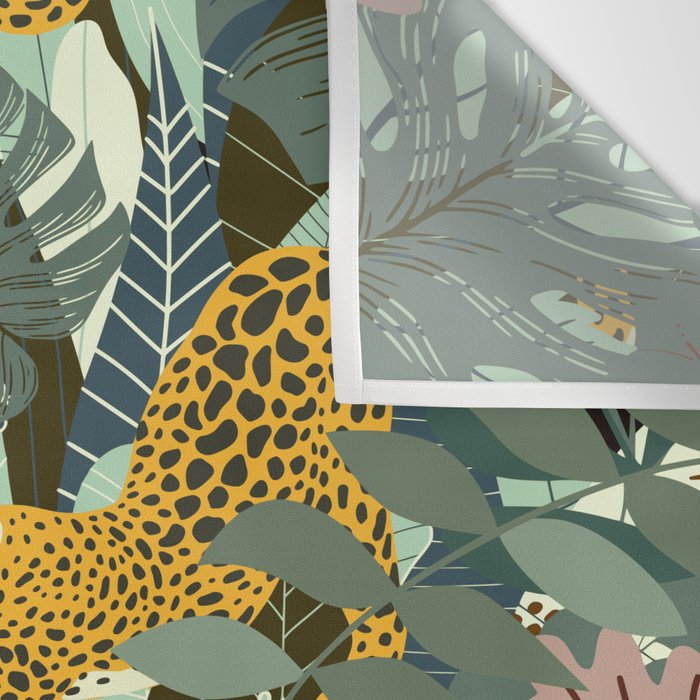 Leopard jungle print Wall Tapestry Gallery Image 3