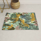 Leopard jungle print Rug Gallery Image 1