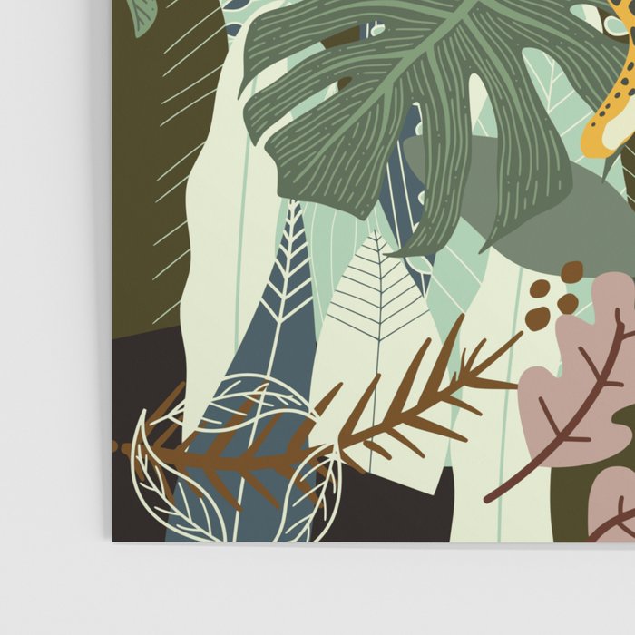 Leopard jungle print Poster Gallery Image 3