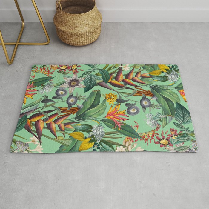 Tropical Flora Rug Gallery Image 1