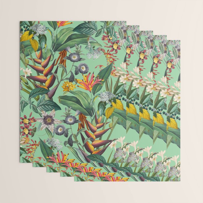 Tropical Flora Wrapping Paper Gallery Image 3