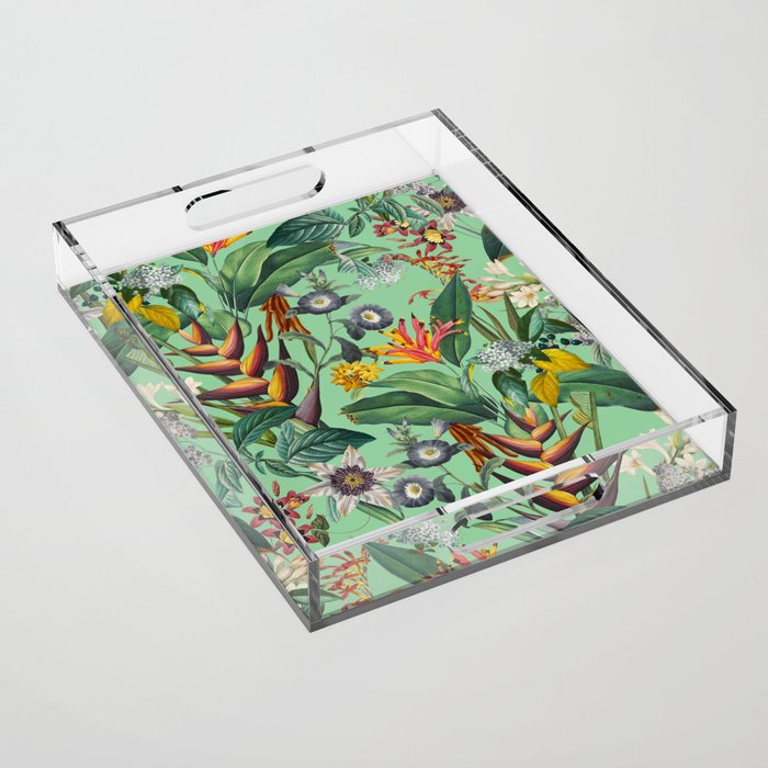 Tropical Flora Acrylic Tray Gallery Image 1