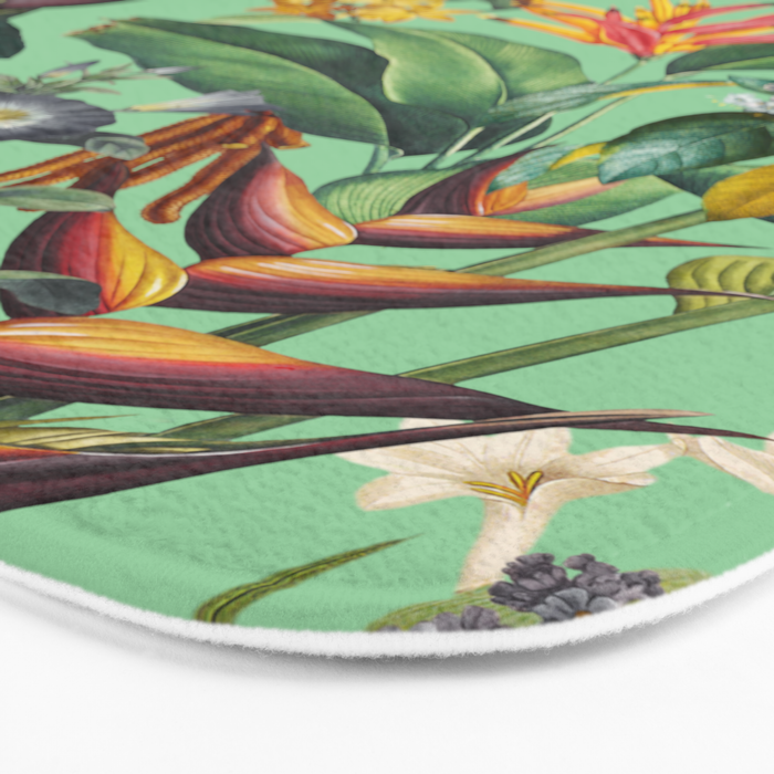 Tropical Flora Bath Mat Gallery Image 3