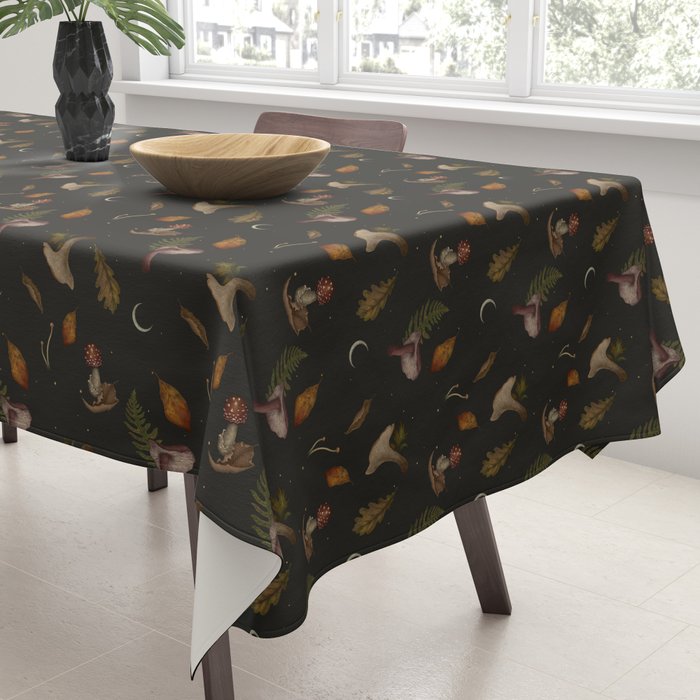 Autumn Mushrooms Tablecloth Gallery Image 3