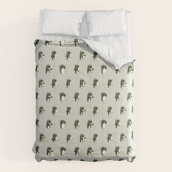 March of the Penguins pattern Comforter Gallery Image 1