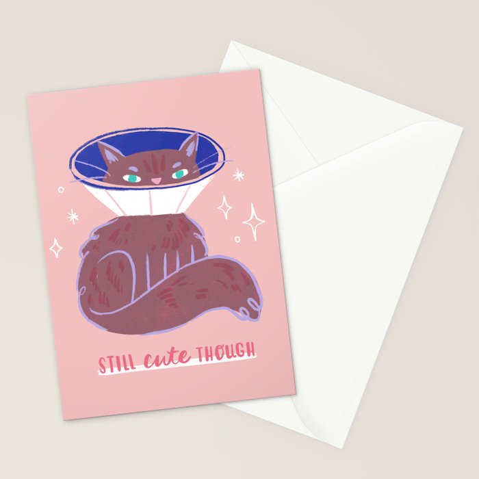 Still Cute Though - Cute Cat Stationery Card Gallery Image 2