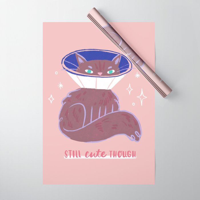 Still Cute Though - Cute Cat Wrapping Paper Gallery Image 1