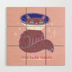 Still Cute Though - Cute Cat Wood Wall Art Gallery Image 1
