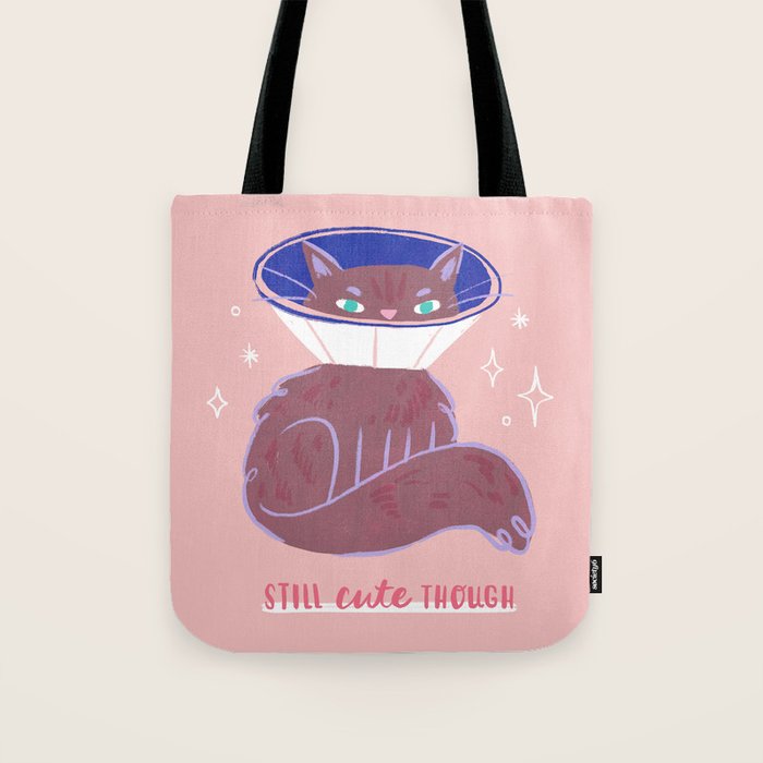 Still Cute Though - Cute Cat Tote Bag Gallery Image 1