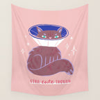 Still Cute Though - Cute Cat Wall Tapestry Gallery Image 4