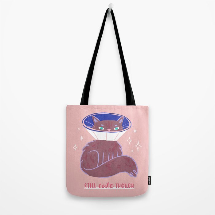 Still Cute Though - Cute Cat Tote Bag Gallery Image 2