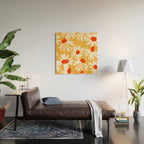 Summer Daisy: Tangerine Edition Wood Wall Art Gallery Image 2