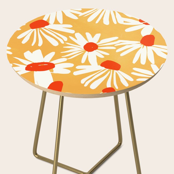 Summer Daisy: Tangerine Edition Side Table Gallery Image 2