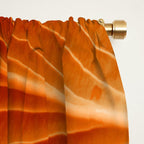 Leaves in Terracotta Color #decor #society6 #buyart Window Curtain Gallery Image 2