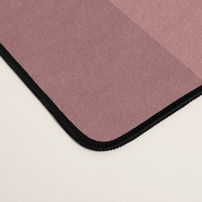 Minimal Retro Sunset Sunrise - Neutral Pink Desk Mat Gallery Image 4