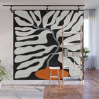 abstract fern in the pot  Wall Mural Gallery Image 1