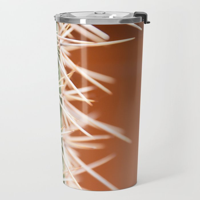 Cactus pattern in Marrakech in the summer - Green, terra cotta mediterranean - Travel Photography Travel Mug Gallery Image 2