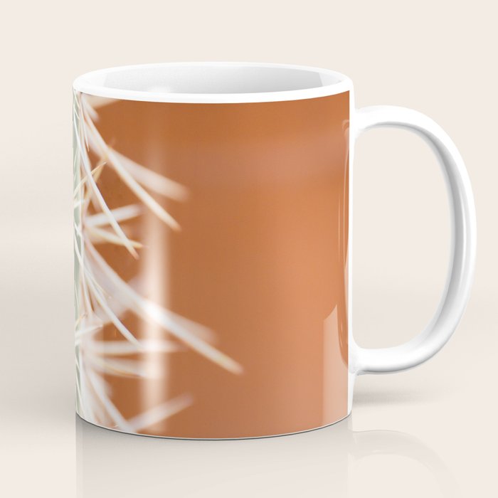 Cactus pattern in Marrakech in the summer - Green, terra cotta mediterranean - Travel Photography Coffee Mug Gallery Image 1