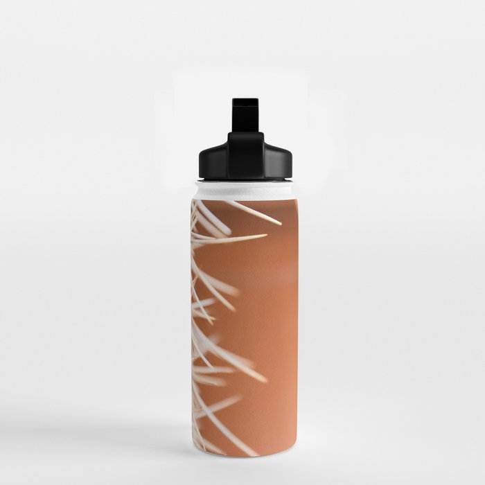 Cactus pattern in Marrakech in the summer - Green, terra cotta mediterranean - Travel Photography Water Bottle Gallery Image 2