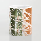 Cactus pattern in Marrakech in the summer - Green, terra cotta mediterranean - Travel Photography Coffee Mug Gallery Image 4