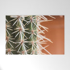 Cactus pattern in Marrakech in the summer - Green, terra cotta mediterranean - Travel Photography Welcome Mat Gallery Image 1
