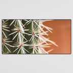 Cactus pattern in Marrakech in the summer - Green, terra cotta mediterranean - Travel Photography Desk Mat Gallery Image 3