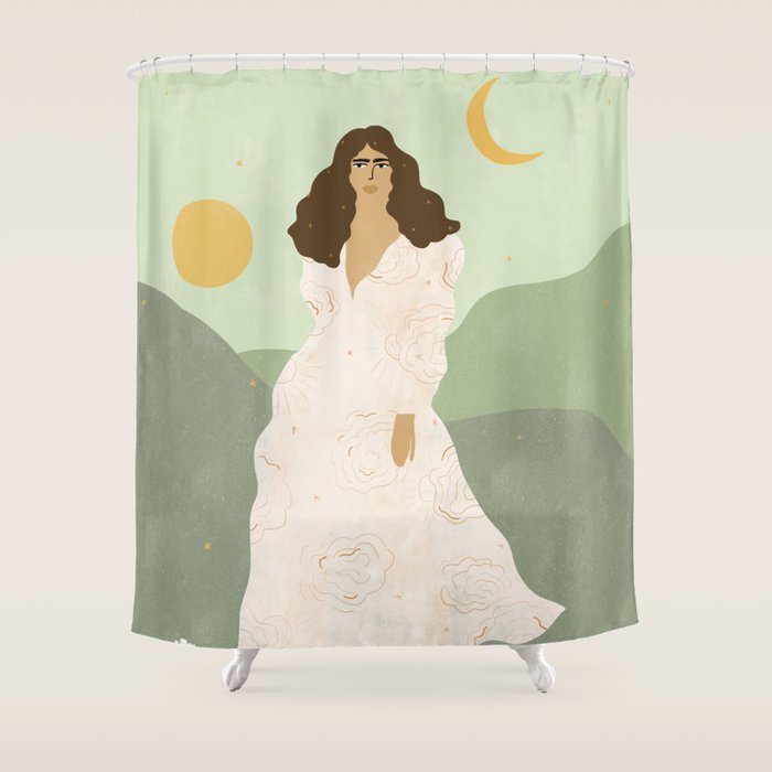 Goddess Shower Curtain Gallery Image 1