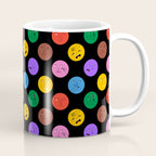 Funny colorful cartoon character face pattern Coffee Mug Gallery Image 1
