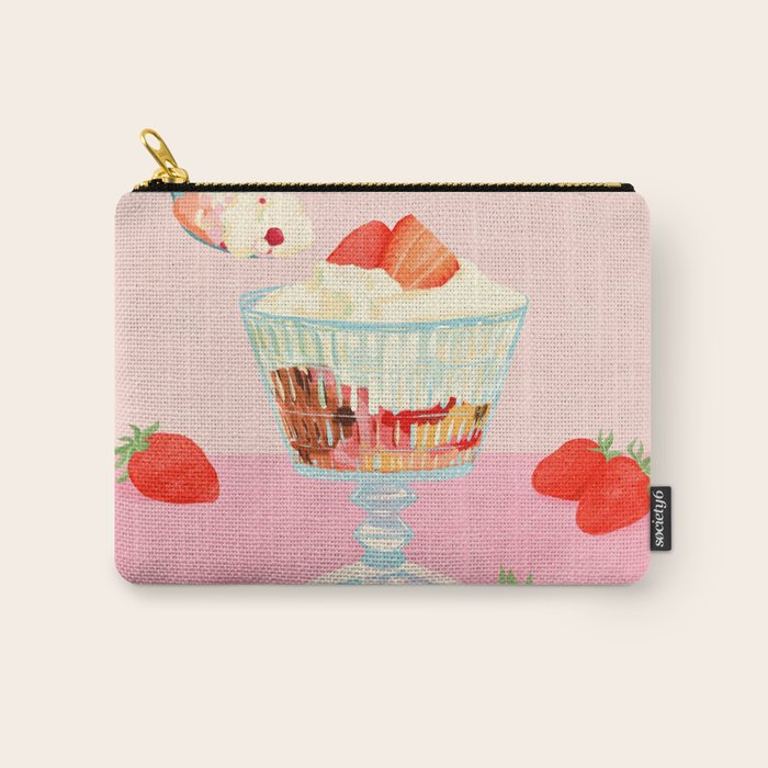 Strawberry Ice Cream Carry All Pouch Gallery Image 1