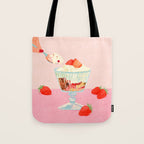 Strawberry Ice Cream Tote Bag Gallery Image 1