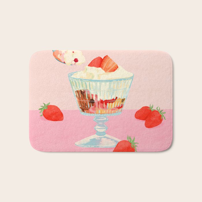 Strawberry Ice Cream Bath Mat Gallery Image 1