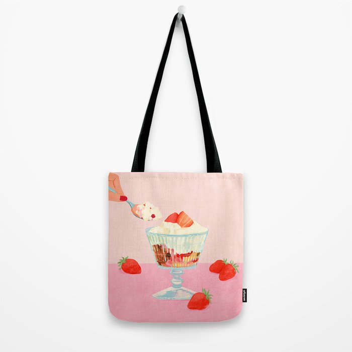Strawberry Ice Cream Tote Bag Gallery Image 2