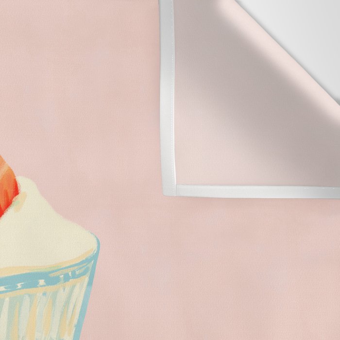 Strawberry Ice Cream Wall Tapestry Gallery Image 3