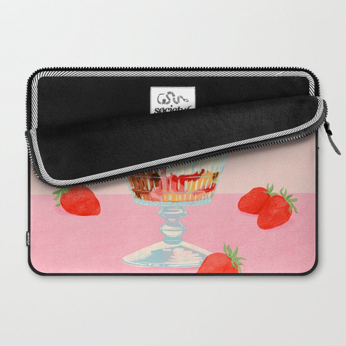 Strawberry Ice Cream Laptop Sleeve Gallery Image 2