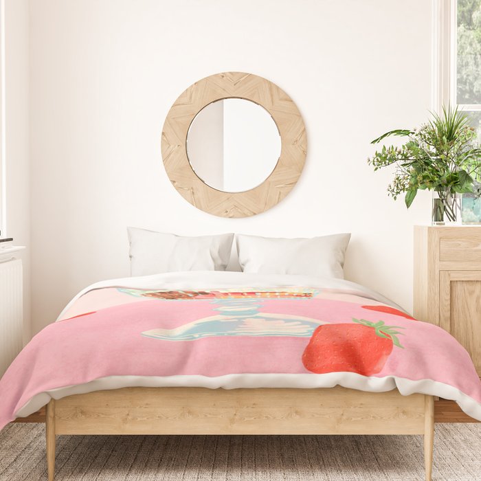 Strawberry Ice Cream Duvet Cover Gallery Image 3