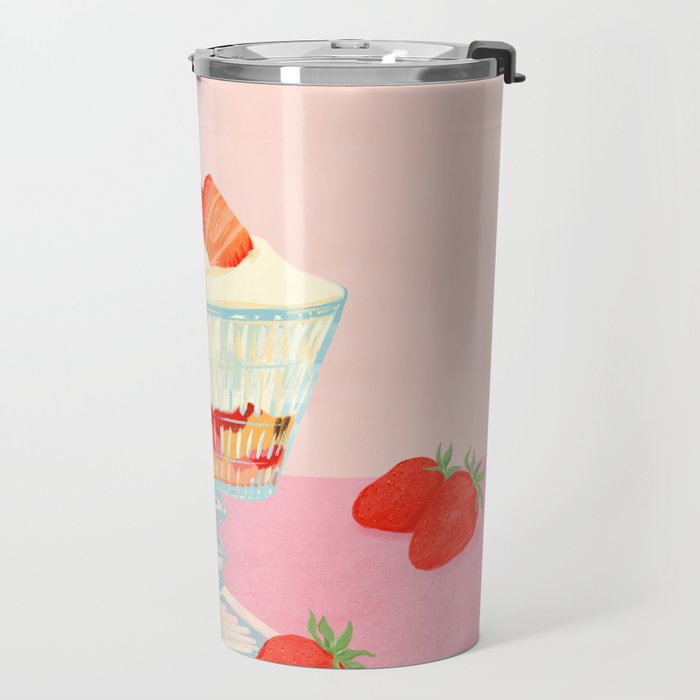 Strawberry Ice Cream Travel Mug Gallery Image 2