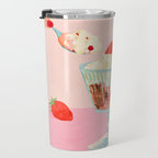 Strawberry Ice Cream Travel Mug Gallery Image 3