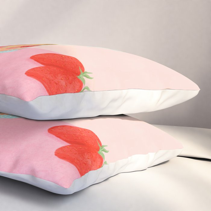 Strawberry Ice Cream Pillow Sham Gallery Image 3