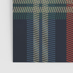 Navy Blue Red Classic Plaid Poster Gallery Image 3