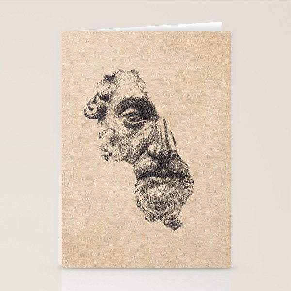 MARCUS AURELIUS ANTONINUS AUGUSTUS / Pencil Stationery Card Gallery Image 2