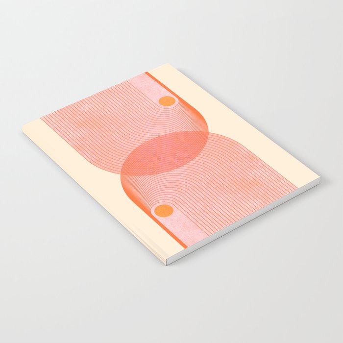 Abstraction_SUN_SUMMER_RED_HOT_SHINE_POP_ART_0322M Notebook Gallery Image 2