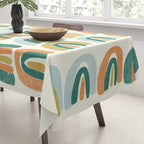 Abstract No.7 Tablecloth Gallery Image 3