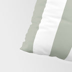 Desert Sage Grey Green Circus Tent Stripe Pillow Sham Gallery Image 4