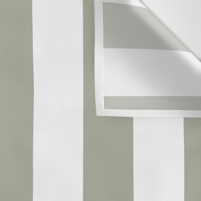 Desert Sage Grey Green Circus Tent Stripe Wall Tapestry Gallery Image 3