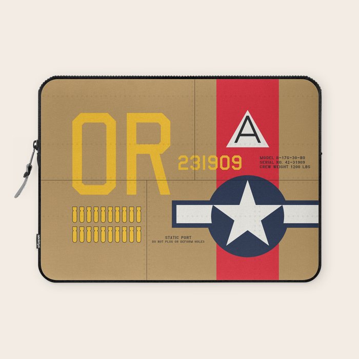 Aircraft Markings - USA B-17 Laptop Sleeve Gallery Image 1