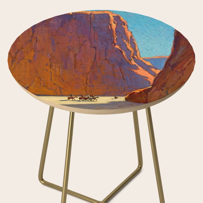 âSunset Canyon de Chellyâ by Edgar Payne Side Table Gallery Image 2